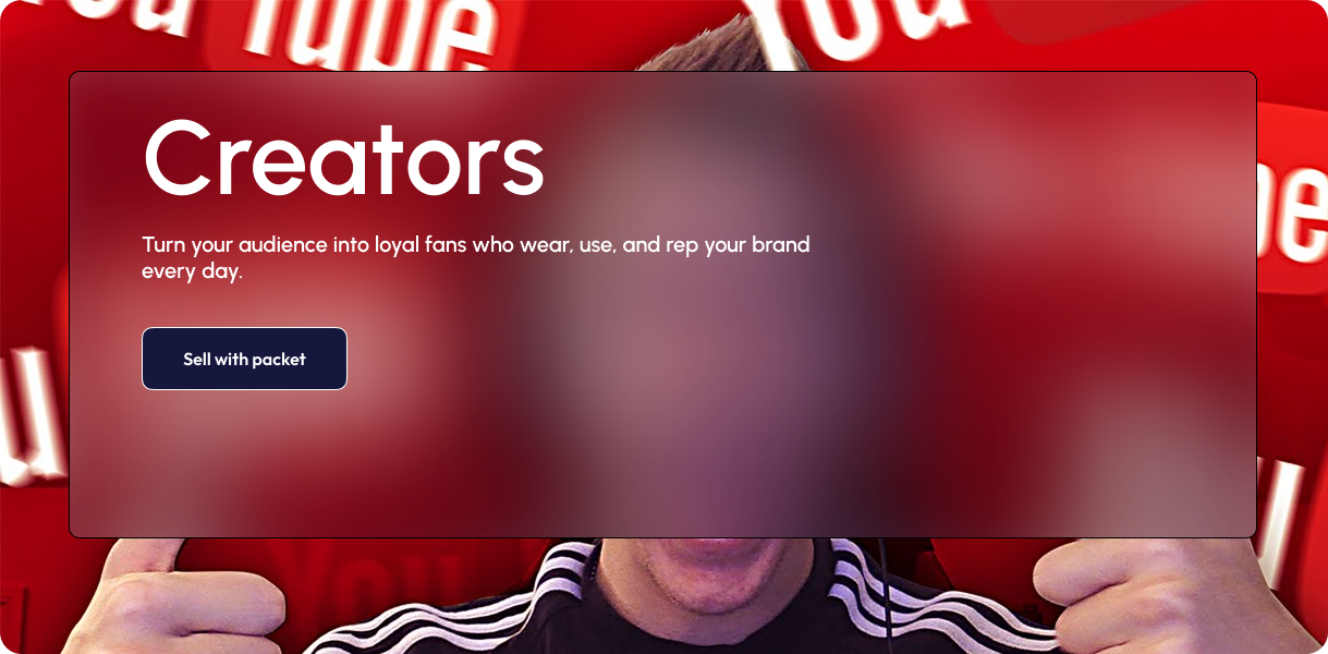 Creator merch showcase